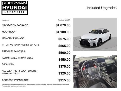 Used 2023 Lexus IS 350 F Sport w/ Navigation Package RWD image 4