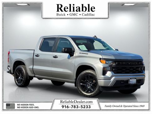 Used 2023 Chevrolet Silverado 1500 Custom w/ LPO, Dark Essentials Package AWD/4WD image 1