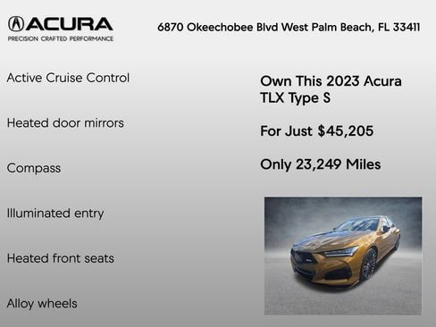 Used 2023 Acura TLX Type S image 14