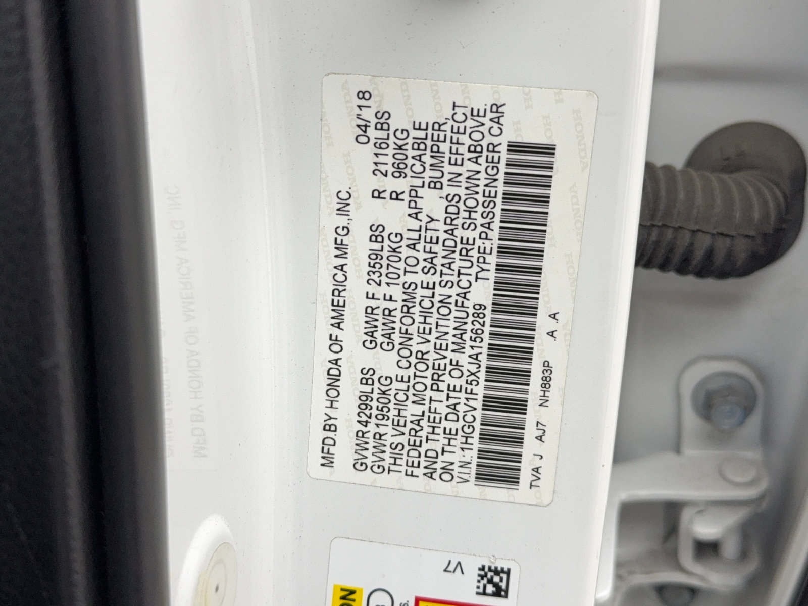 Used 2018 Honda Accord EX-L image 55