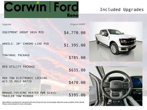 Certified 2024 Ford F150 XLT w/ Equipment Group 302A MID image 3