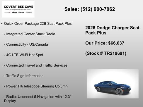 New 2026 Dodge Charger R/T Scat Pack image 36