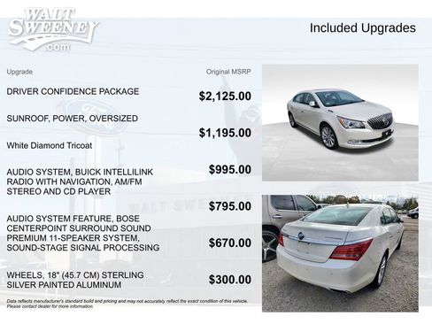 Used 2014 Buick LaCrosse Leather w/ Driver Confidence Package image 11