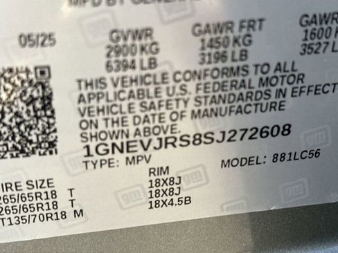 Used 2025 Chevrolet Traverse Z71 w/ Enhanced Driving Package image 35