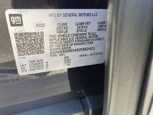 New 2025 Chevrolet Tahoe Premier image 40