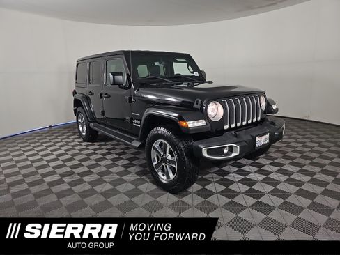 Used 2022 Jeep Wrangler Unlimited Sahara w/ Cold Weather Group AWD/4WD image 1