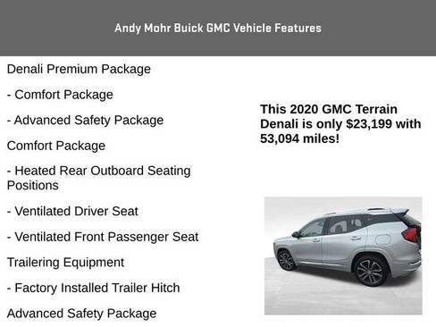Used 2020 GMC Terrain Denali w/ Denali Premium Package AWD/4WD image 8