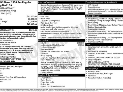 New 2025 GMC Sierra 1500 Pro w/ Pro Value Package AWD/4WD image 36