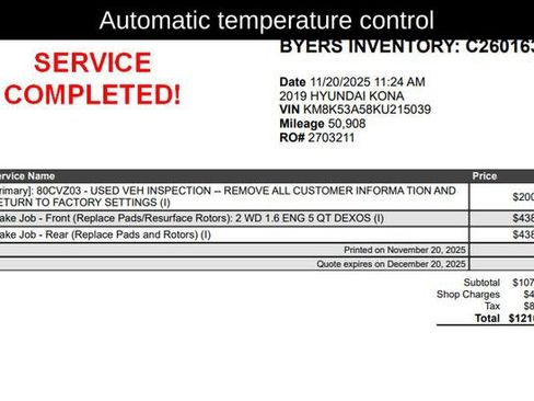 Used 2019 Hyundai Kona Ultimate image 13