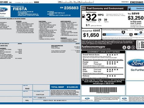 Used 2014 Ford Fiesta SE w/ Comfort Package FWD image 26
