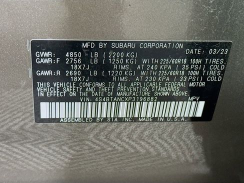 Certified 2023 Subaru Outback Limited w/ Popular Package #2 AWD/4WD image 38