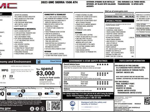 Used 2023 GMC Sierra 1500 AT4 w/ AT4 Premium Package image 13