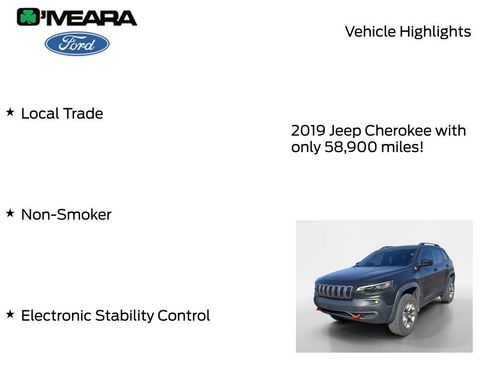 Used 2019 Jeep Cherokee Trailhawk image 8
