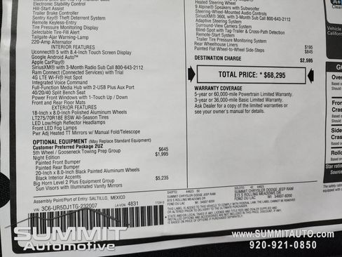 New 2026 RAM 2500 Big Horn image 50