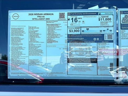 New 2026 Nissan Armada PRO-4X AWD/4WD image 13