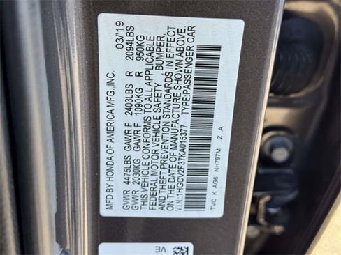 Certified 2019 Honda Accord Sport image 16