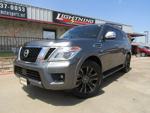Used 2019 Nissan Armada Platinum w/ Captain's Chairs Package RWD image 1