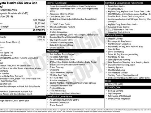 Used 2025 Toyota Tundra SR5 AWD/4WD image 29