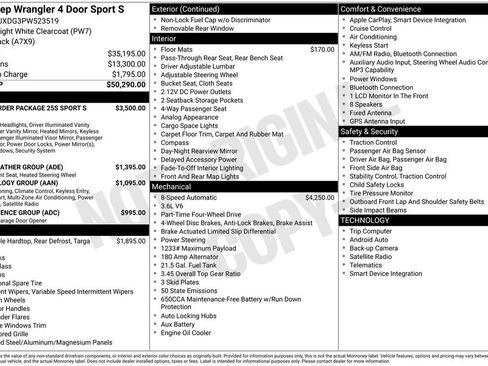 Used 2023 Jeep Wrangler Unlimited Sport AWD/4WD image 3