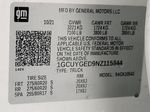 Used 2022 Chevrolet Silverado 1500 LTZ w/ LTZ Premium Package AWD/4WD image 29