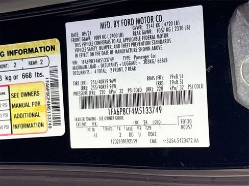 Used 2021 Ford Mustang GT Premium w/ Black Accent Package image 30