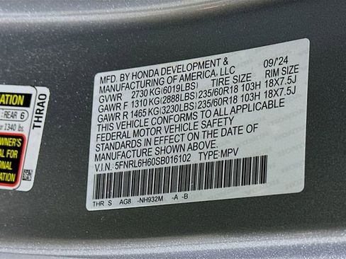 Used 2025 Honda Odyssey EX-L image 35