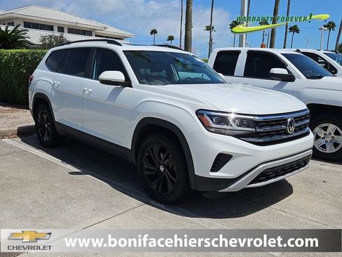 Used 2022 Volkswagen Atlas SE w/ Panoramic Sunroof Package image 1
