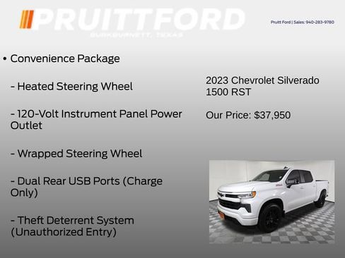 Used 2023 Chevrolet Silverado 1500 RST w/ Convenience Package II AWD/4WD image 37