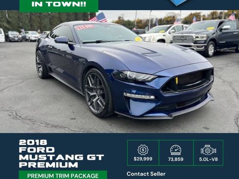 Used 2018 Ford Mustang GT Premium w/ Equipment Group 401A image 1