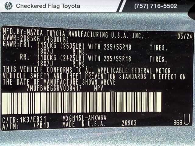 Used 2024 Toyota Corolla Cross AWD Hybrid w/ Convenience Package image 30