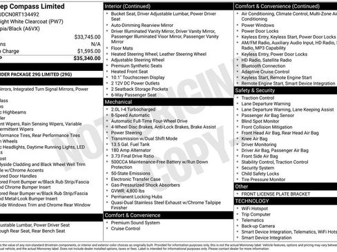 Used 2024 Jeep Compass Limited AWD/4WD image 7