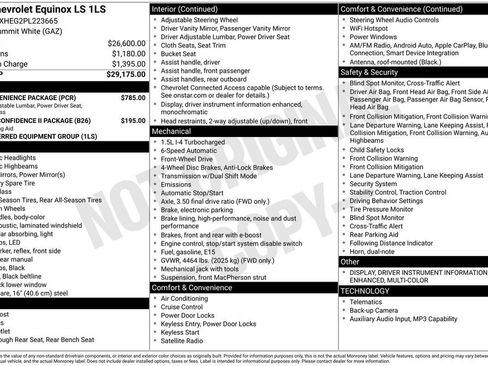 Used 2023 Chevrolet Equinox LS w/ LS Convenience Package image 33