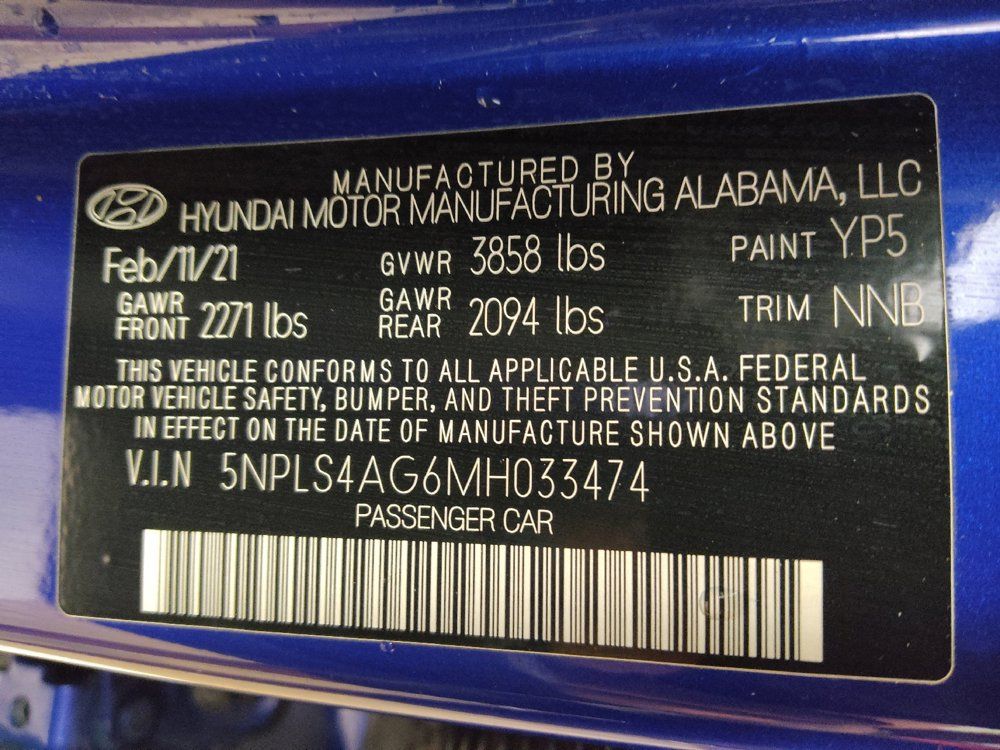 Used 2021 Hyundai Elantra SEL w/ Convenience Package FWD image 33