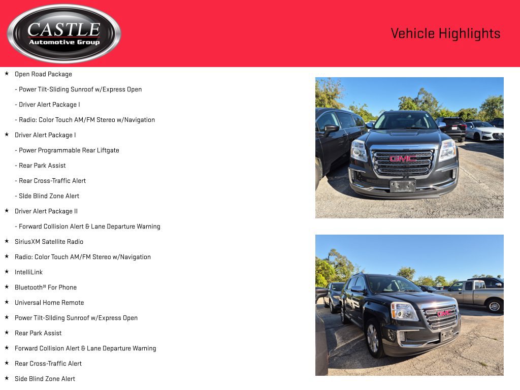 Used 2017 GMC Terrain SLT w/ Open Road Package AWD/4WD image 3