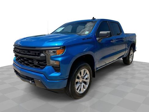 Certified 2022 Chevrolet Silverado 1500 Custom w/ LPO, Dark Essentials Package RWD image 1