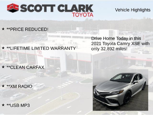 Used 2021 Toyota Camry XSE w/ Navigation Package FWD image 13