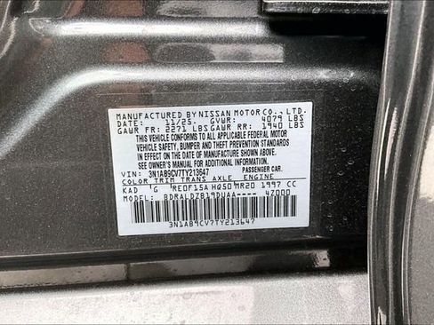 New 2026 Nissan Sentra SV w/ Floor Mat Package image 13