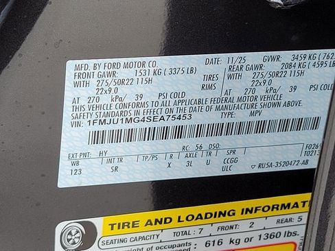 New 2025 Ford Expedition Platinum w/ Platinum Ultimate Package image 15