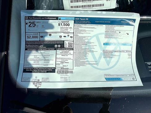 New 2026 Volkswagen Tiguan SE image 36