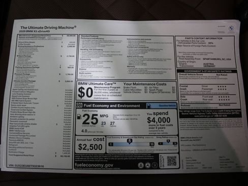 New 2026 BMW X5 xDrive40i w/ M Sport Package image 21