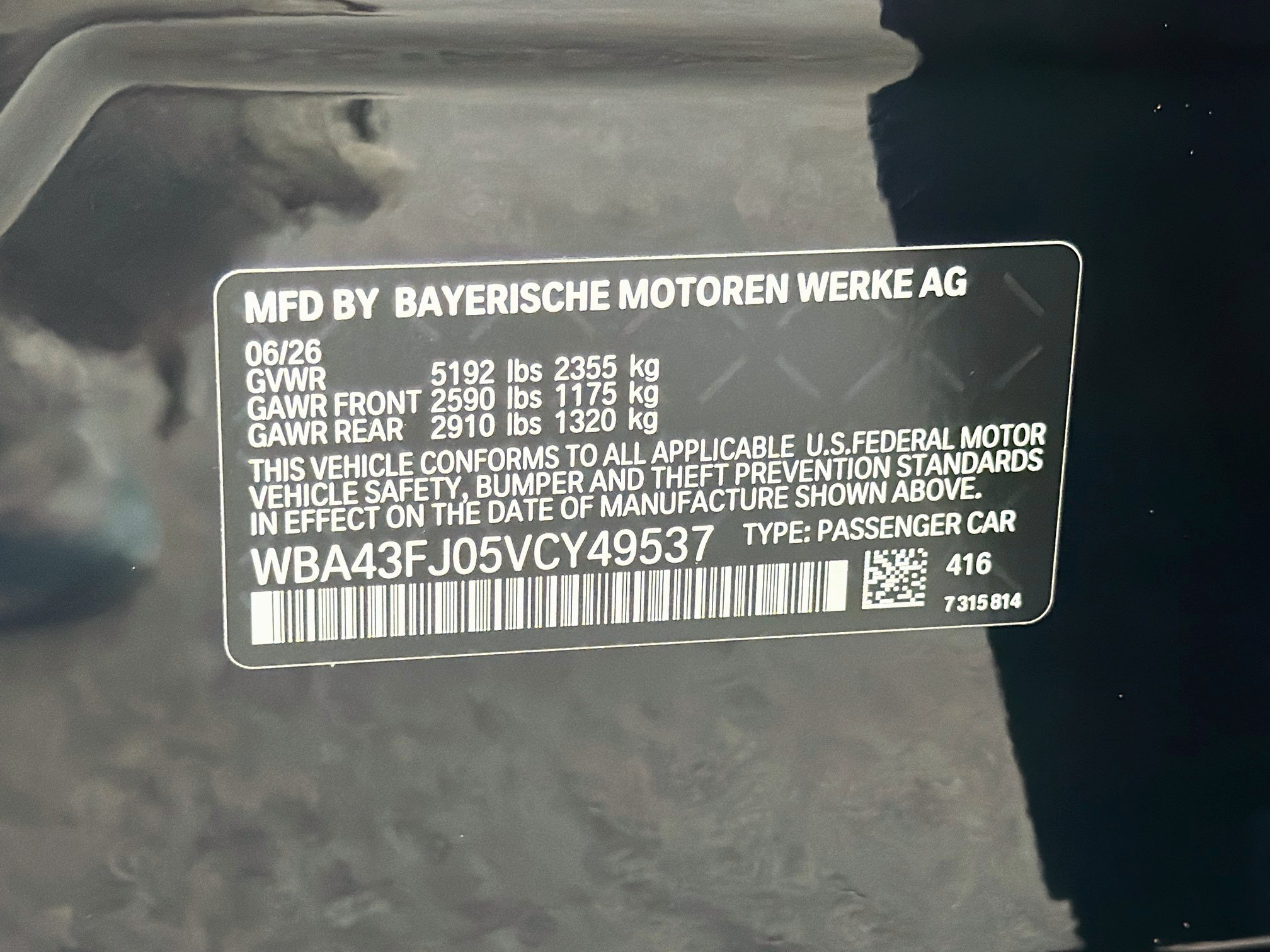 New 2027 BMW 530i w/ M Sport Package RWD image 42