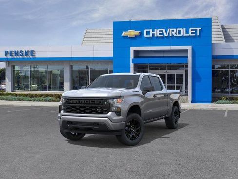 New 2026 Chevrolet Silverado 1500 Custom w/ LPO, Dark Essentials Package RWD image 8