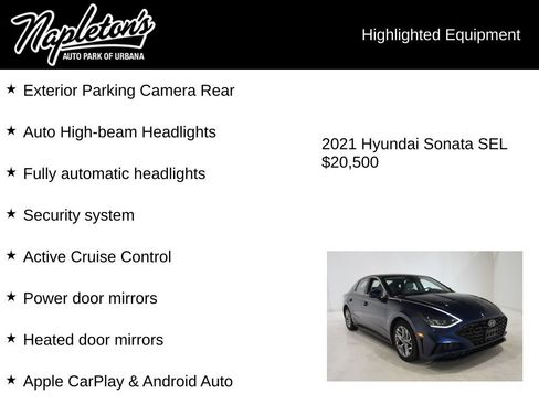 Used 2021 Hyundai Sonata SEL FWD image 17