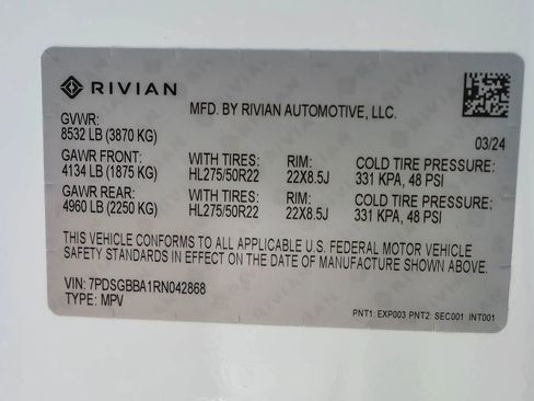 Used 2024 Rivian R1S Adventure AWD/4WD image 71