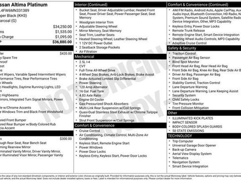 Used 2021 Nissan Altima 2.5 Platinum image 29