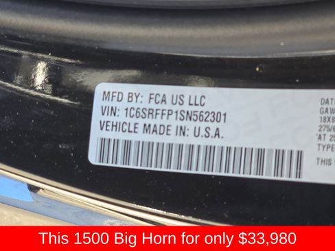 Used 2025 RAM 1500 Big Horn image 42