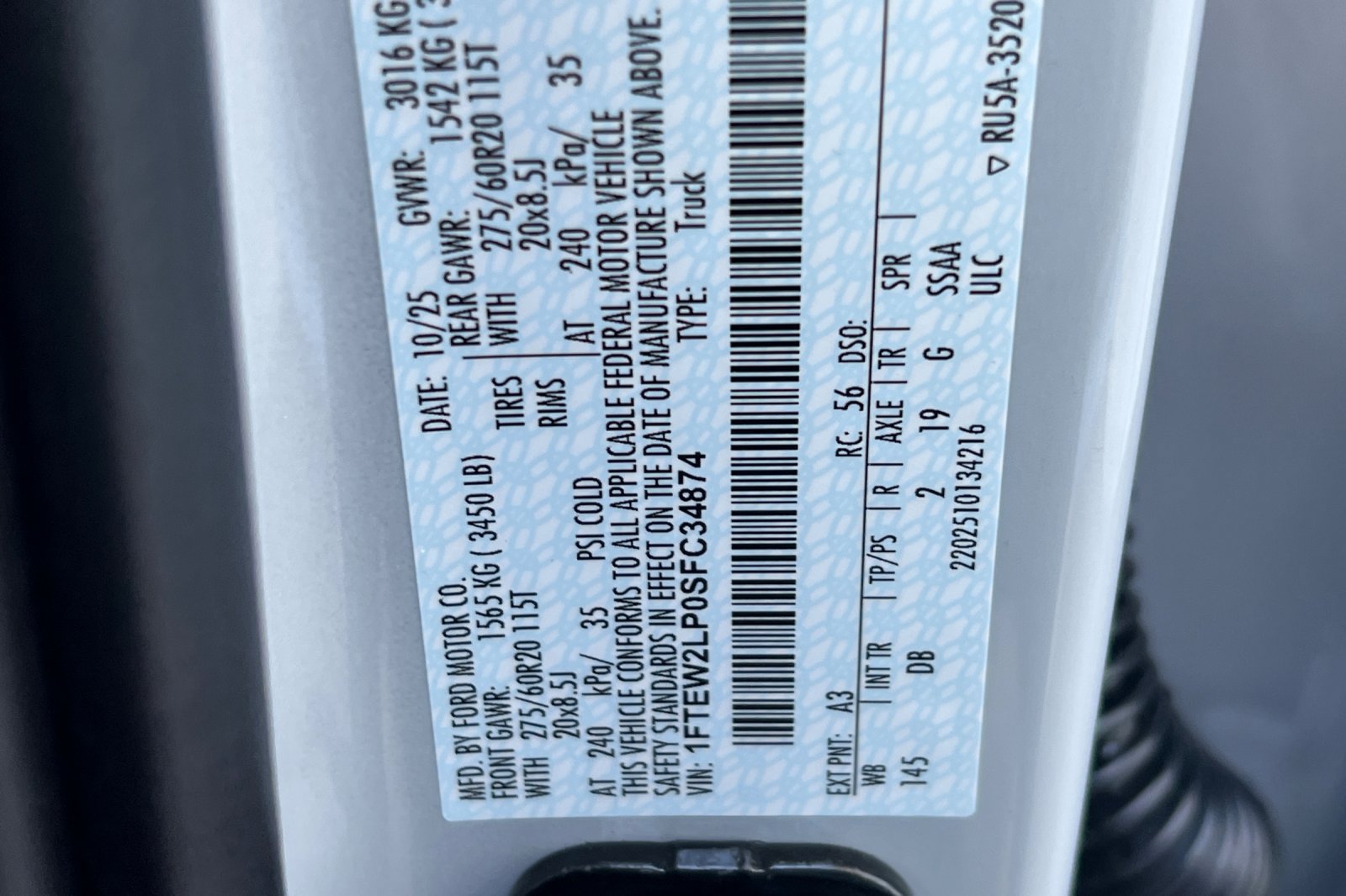 New 2025 Ford F150 STX w/ Equipment Group 200A AWD/4WD image 20