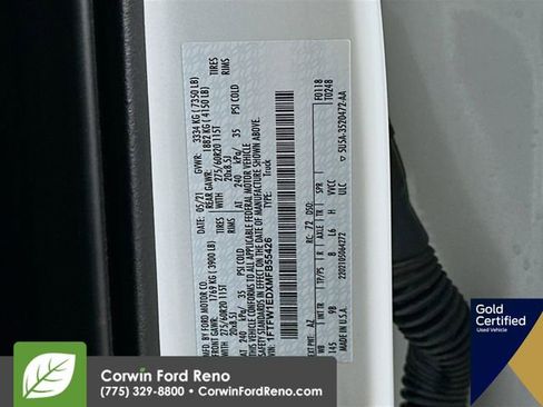 Certified 2021 Ford F150 Platinum w/ Equipment Group 701A High image 37