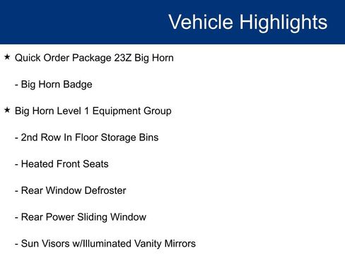 Used 2025 RAM 1500 Big Horn AWD/4WD image 16