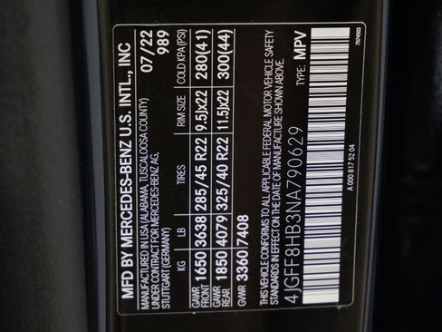 Used 2022 Mercedes-Benz Maybach GLS 600 4MATIC image 20